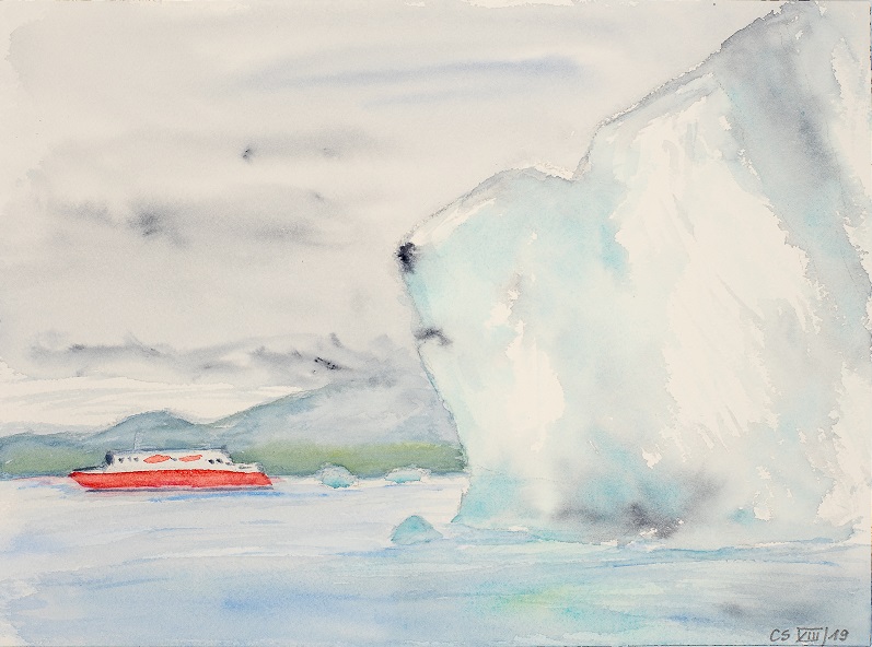 Svalbard: Eisberg neben der G-Expedition (2019)