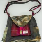 Tasche, die sich zum Rucksack umbauen lässt, mit "Harris Tweed"